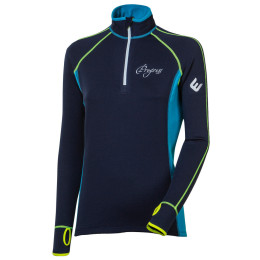 Жіноча толстовка Progress TS Tispa Zip 17NP темно-синій dark blue / turquoise