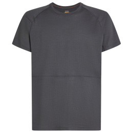 Чоловіча функціональна футболка Icebreaker M Mer 200 Waffle Elevation SS Tee сірий Obsidian