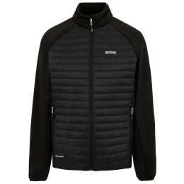 Чоловіча куртка Regatta Clumber Hybrid чорний Black
