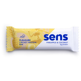 Батончик з борошна з цвіркунів Sens Pleasure Protein Ананас і кокос