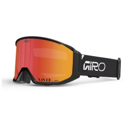 Лижна маска Giro Revolt PRO чорний Black Wordmark-Vivid Ember/Vivid Infrared (2skla)