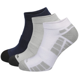 Шкарпетки MOOA Silver Bamboo Low 3-pack кольоровий мікс Mix