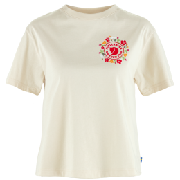 Жіноча футболка Fjällräven Fjällblomster Logo T-shirt W білий Chalk White