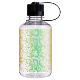 Пляшка Nalgene Narrow Mouth Animal Print 500 ml зелений/жовтий Clear Rainbow Snake