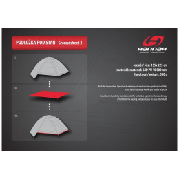Захисна підстилка для намету Hannah Groundsheet 2