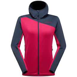 Жіноча флісова куртка La Sportiva Cosmic Thermal Hoody W рожевий/синій Azalea/Night Sky