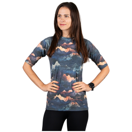 Жіноча функціональна футболка Drexiss All Alpine Peaks Merino Active