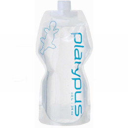Skládací láhev Platypus Soft Bottle 1,0L bílá Platy Logo