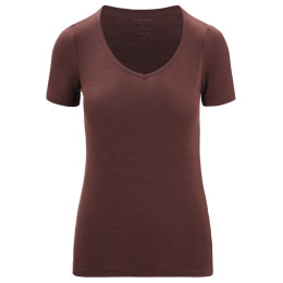 Жіноча функціональна футболка Icebreaker Women Siren SS Sweetheart коричневий