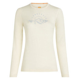Жіноча функціональна футболка Icebreaker Women Merino 200 Oasis LS Crewe Sunrise Summit