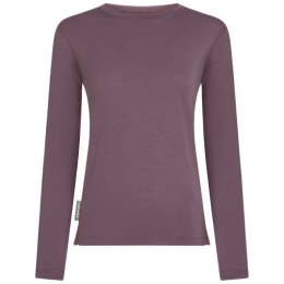 Жіноча функціональна футболка Icebreaker W Mer 150 Ace LS Tee фіолетовий/сірий Grey Plum