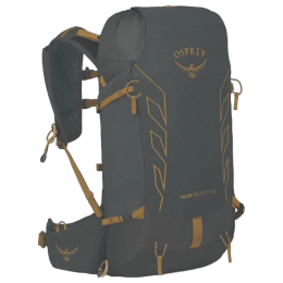 Туристичний рюкзак Osprey Talon Velocity 20 чорний/жовтий dark charcoal/tumbleweed yellw