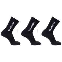 Шкарпетки Salomon Everyday Lite Crew 3-Pack чорний Black