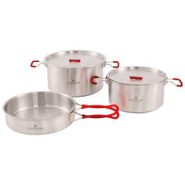Набір горщиків Robens Sierra Steel Cook Set L срібний Silver