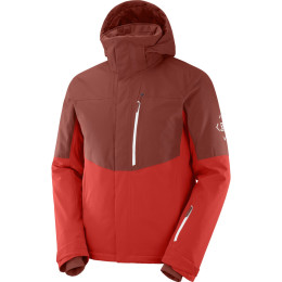Чоловіча куртка Salomon Speed Jacket M червоний GojiBerry/MadderBrown/White