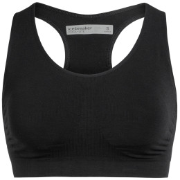 Podprsenka Icebreaker Wmns Anatomica Seamless Sport Bra černá Black