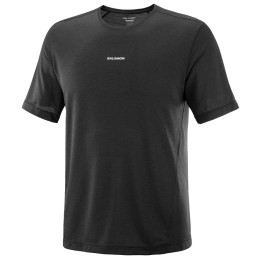 Чоловіча футболка Salomon Shakeout Core SS TEE M чорний Deep Black