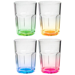 Набір бокалів Brunner Octoglass Color Set синій/фіолетовий