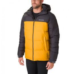 Чоловіча куртка Columbia Pike Lake Hooded Jacket сірий/жовтий GoldenYellowShark