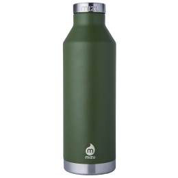 Термос Mizu V8 750ml срібний/зелений Army Green
