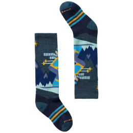 Дитячі шкарпетки Smartwool Kids' Wintersport Full Cushion Mountain Moose OTC Socks синій TWILIGHT BLUE