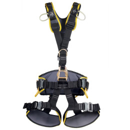 Робоча страхувальна система Singing Rock Expert 3D чорний/жовтий Speed Steel