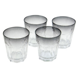 Набір бокалів Bo-Camp Tumbler 200 ml - 4ks сірий Smoke