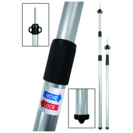 Виставковий товар Bo-Camp Телескопічний стрижень для намету