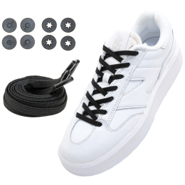 Шнурки для взуття Lock Laces Flat чорний Flat Black