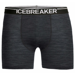 Чоловічі боксери Icebreaker Mens Anatomica Boxers (2018) сірий Jet HTHR/Black