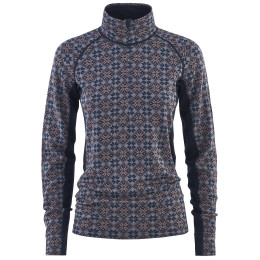Жіноча функціональна футболка Kari Traa Rose Light Baselayer Half Zip темно-синій