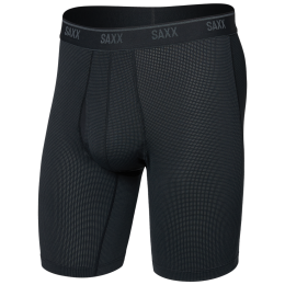 Чоловічі боксери Saxx Quest Quick-Dry Mesh Long Boxer Brf Fly чорний black