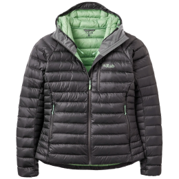 Жіноча куртка Rab Microlight Alpine Down Hoody сірий Graphene