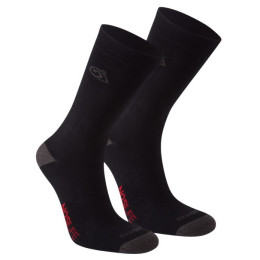 Шкарпетки Craghoppers NosiLife Twin Pck Socks чорний/сірий Blk/DkLead