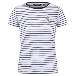 Жіноча футболка Regatta Odalis синій/білий