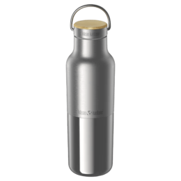 Термос Klean Kanteen Rise Reflect 16oz (w/ Bamboo Cap) срібний Brushed Stainless