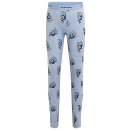 Дитяча функціональна спідня білизна Icebreaker Kids M 200 Oasis Leggings Bear Tour AOP блакитний Zinc Blue/Aop
