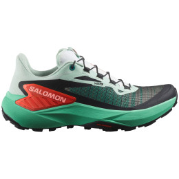 Жіночі черевики Salomon Genesis зелений Bay / Electric Green / Cherry Tomato