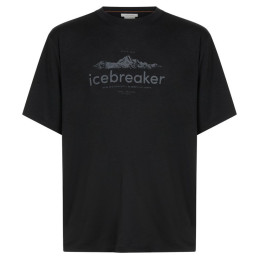 Чоловіча функціональна футболка Icebreaker Men M 150 Tech Lite SS Rlxd T ibHeritage чорний Black