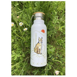 Термос České parky Lynxie білий