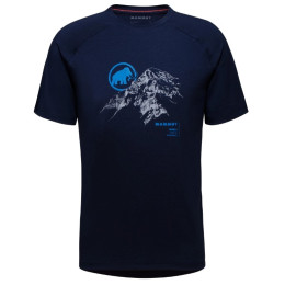 Чоловіча футболка Mammut Mountain T-Shirt Men Moench синій marine