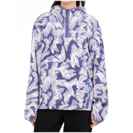 Жіноча толстовка 4F Fleece F504 білий/фіолетовий Multicolour Allover