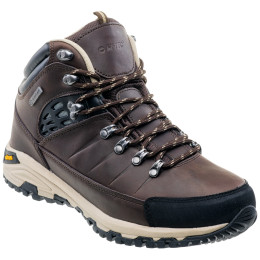 Pánská obuv Hi-tec Lotse Mid WP hnědá brown/black/beige