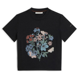 Жіноча футболка Icebreaker Merino 150 Tech Lite SS Crop Tee NZ Flora