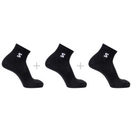 Шкарпетки Salomon Everyday Lite Quarter 3-Pack чорний Black