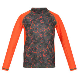 Дитячий купальник Regatta Hoku сірий/помаранчевий