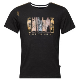 Чоловіча футболка Chillaz Time to Chill чорний black