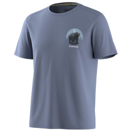 Чоловіча функціональна футболка Smartwool Men's Lunar Bear Active Short Sleeve Graphic Tee темно-синій NIGHTFALL BLUE