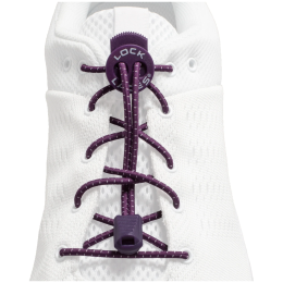 Шнурки для взуття Lock Laces Original фіолетовий Purple