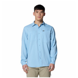 Чоловіча сорочка Columbia Silver Ridge™ Utility Lite Long Sleeve блакитний Ripple Blue